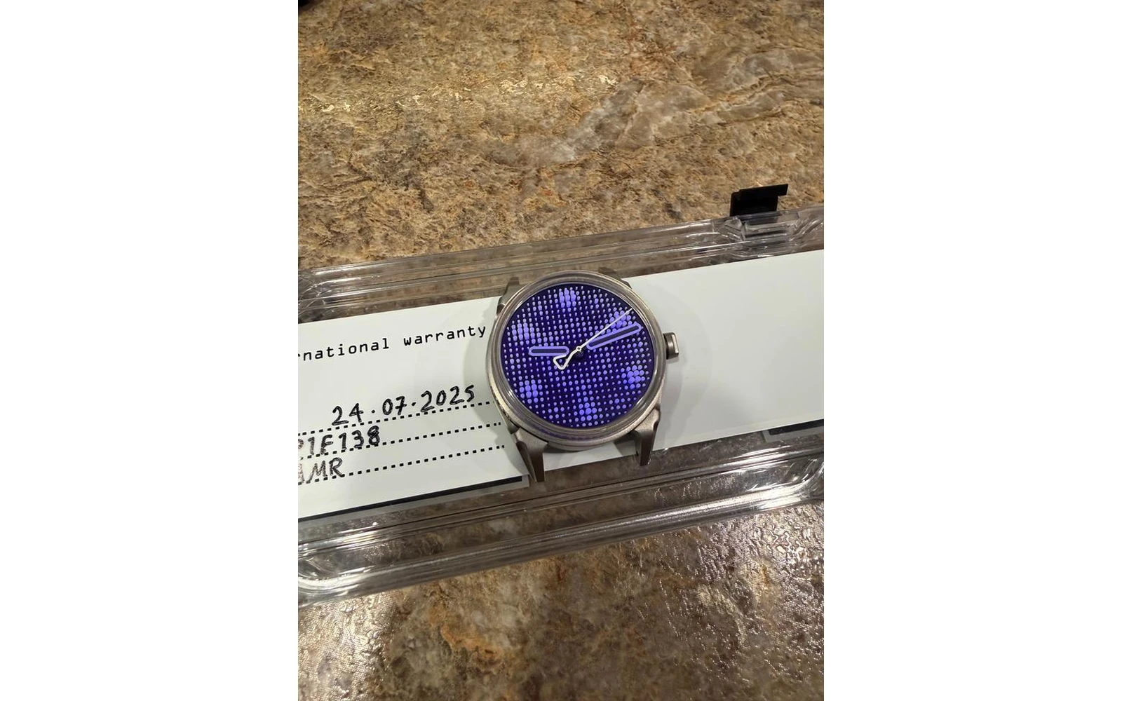 Kollokium Projekt 01 Variant F Kollokium Projekt 01 Variant F Purple Dial – Full Set