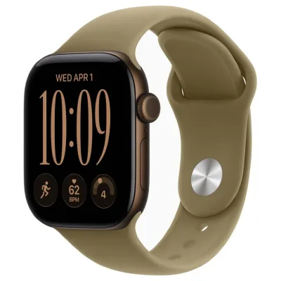 Apple Watch Series 12 42 мм Dark Bronze — компактные часы в бронзовом корпусе
