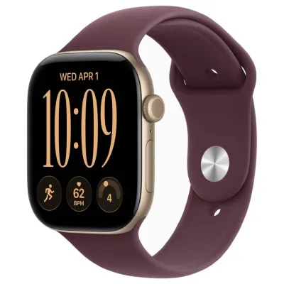 Apple Watch Series 12 46 мм Light Gold — флагман в золотом исполнении