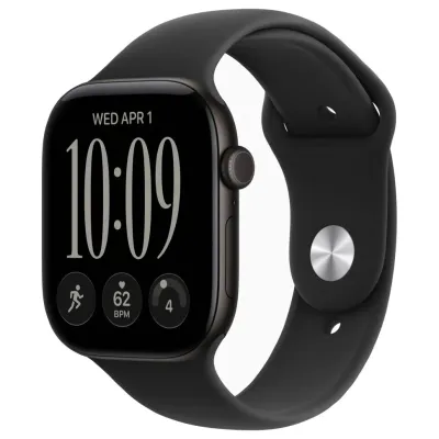 Apple Watch Series 12 46 мм Black — флагман с большим черным экраном