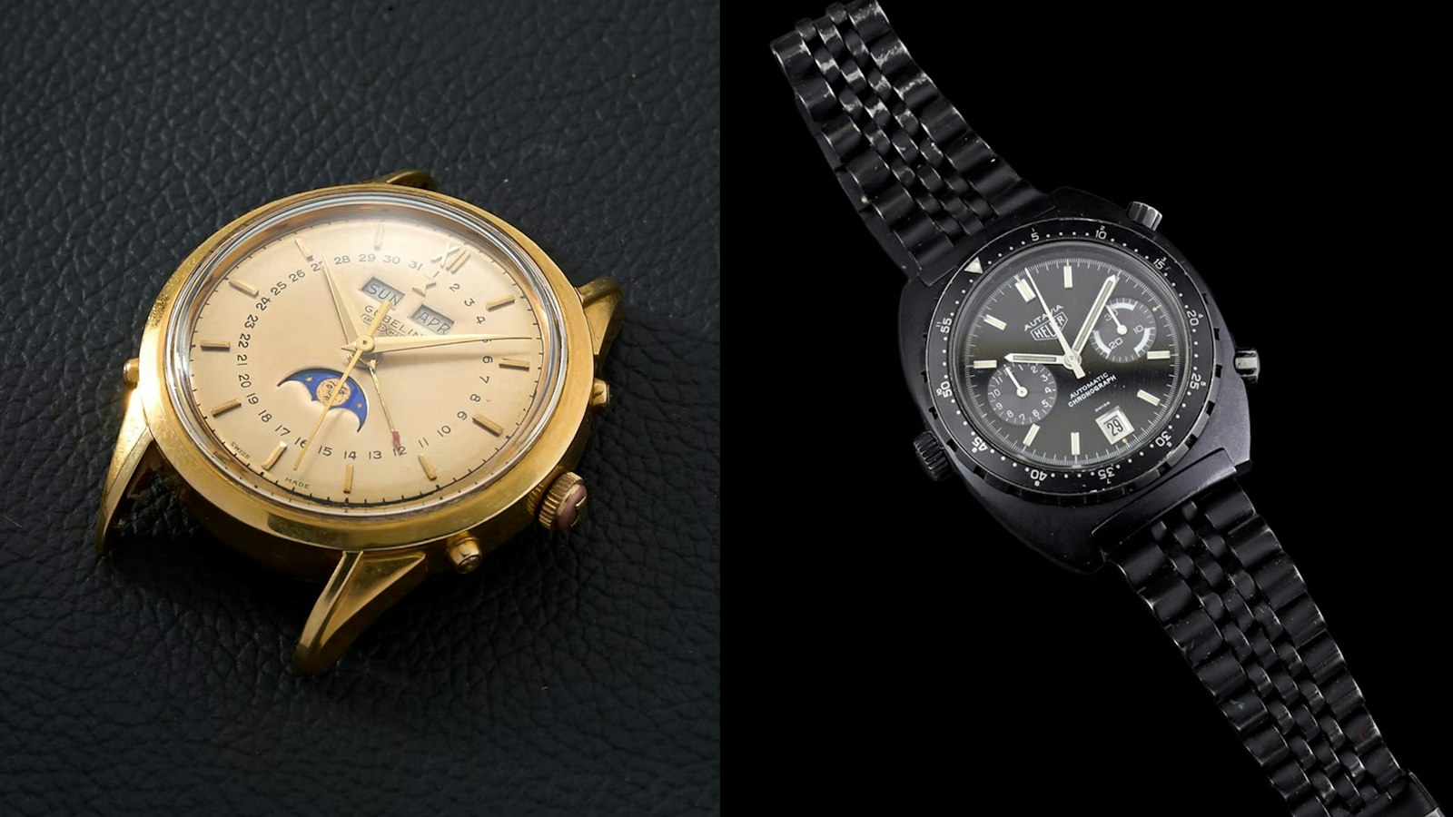 Bring a Loupe: пара выданных Smiths, Gübelin 18K с тройной датой и луной, Universal Genève Ferrovie dello Stato и другие лоты