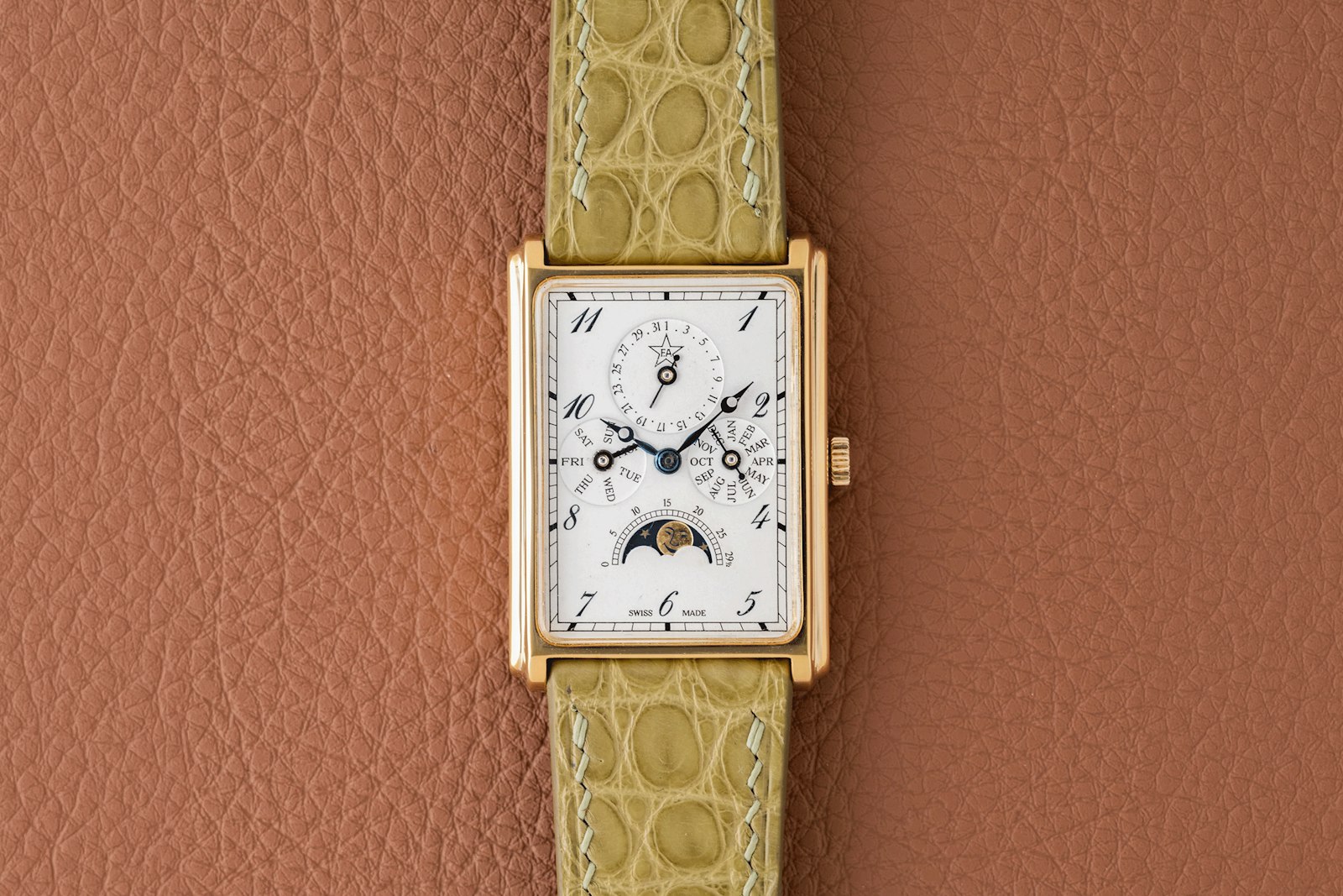 Wittnauer 235T, крупный план циферблата