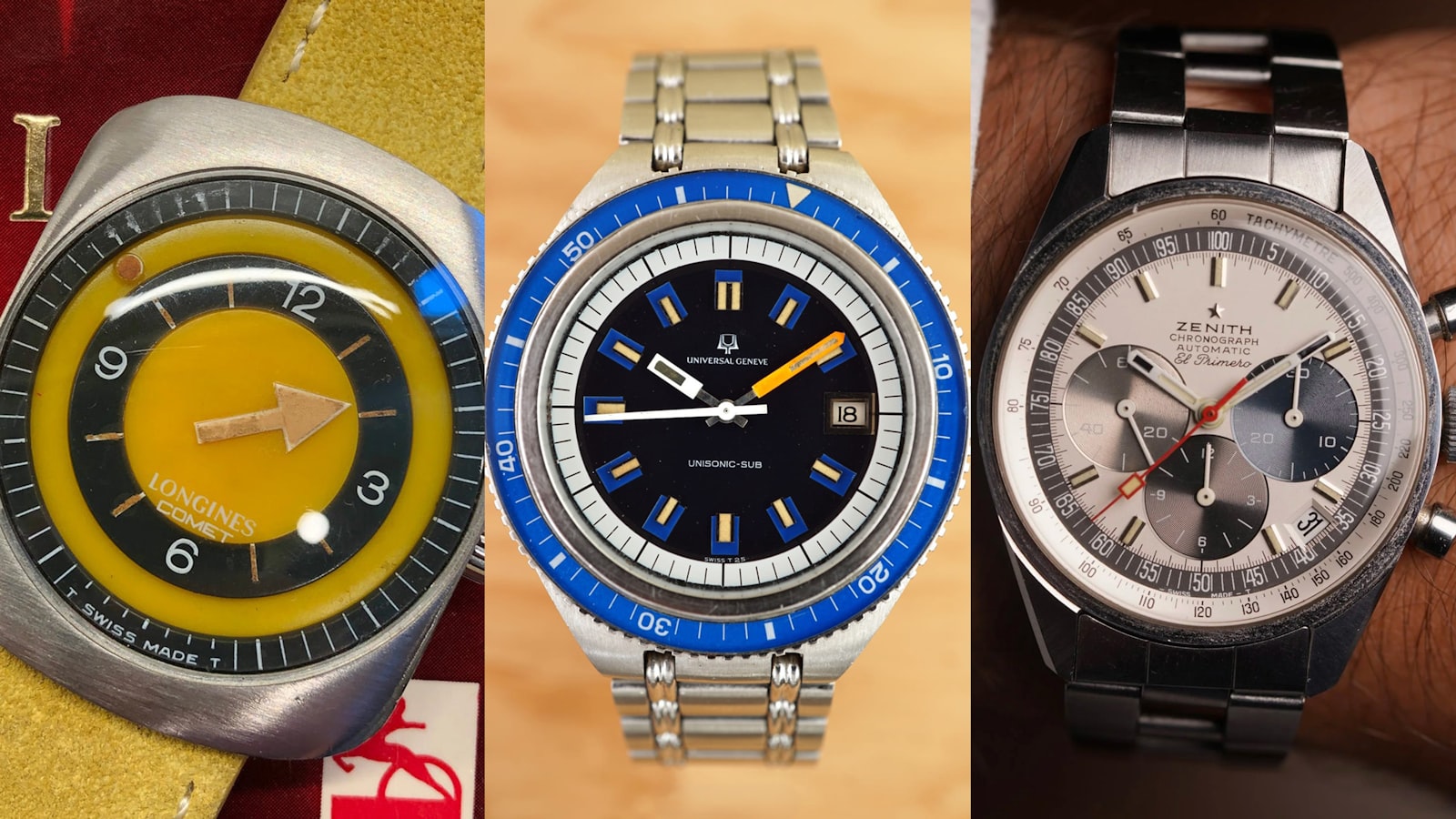 Bring a Loupe: Universal Genève Unisonic Sub, Longines Comet, винтажный Seamaster и самый красивый хронограф в истории