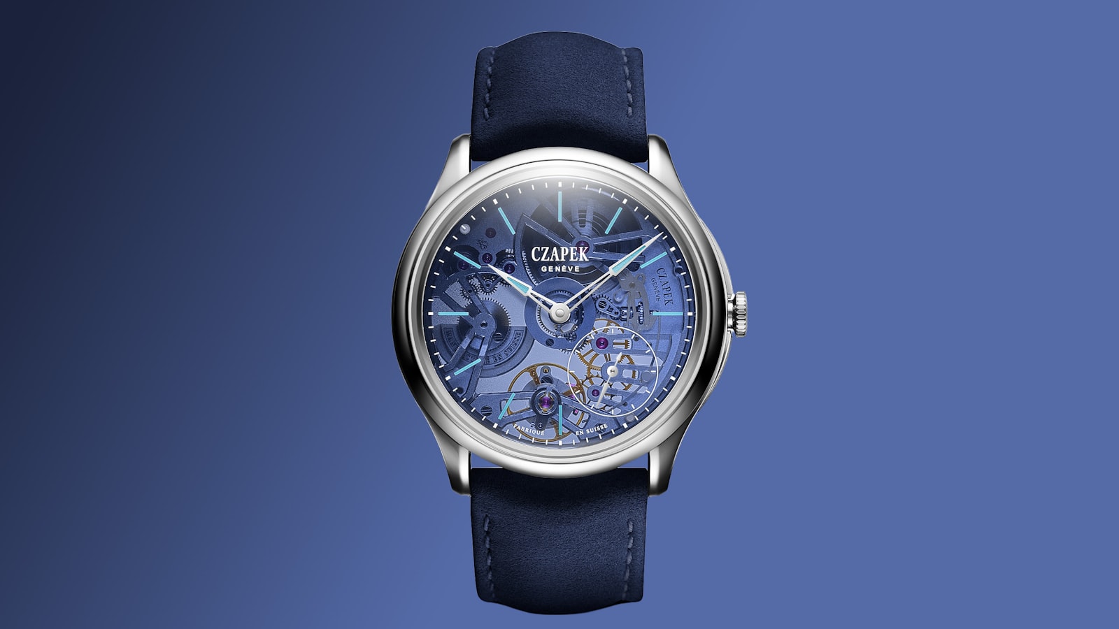 Czapek Promenade Transparencies «Aqua Blue»: новая лимитка с прозрачным циферблатом