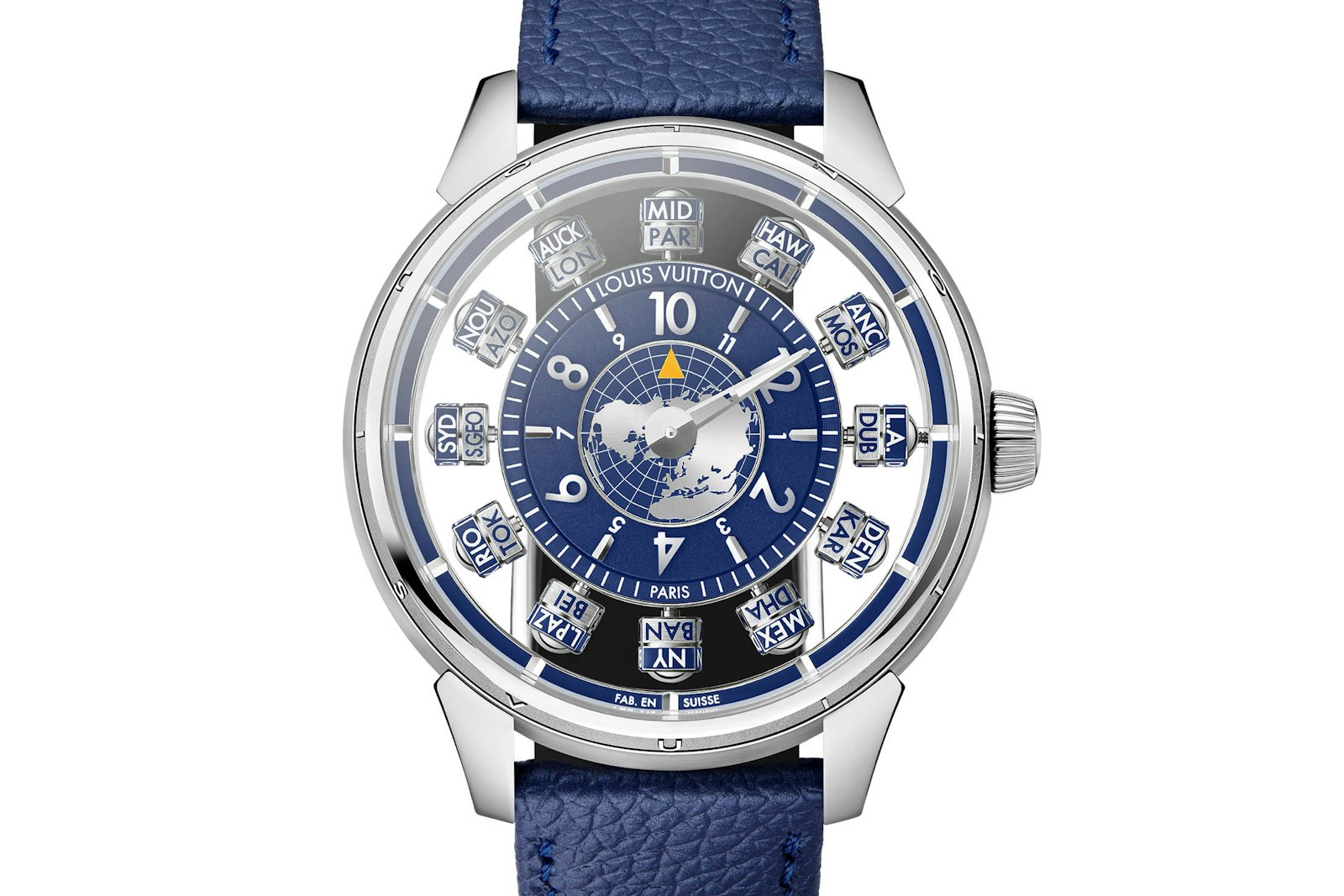 Tambour Spin Time Air Antipode в платине