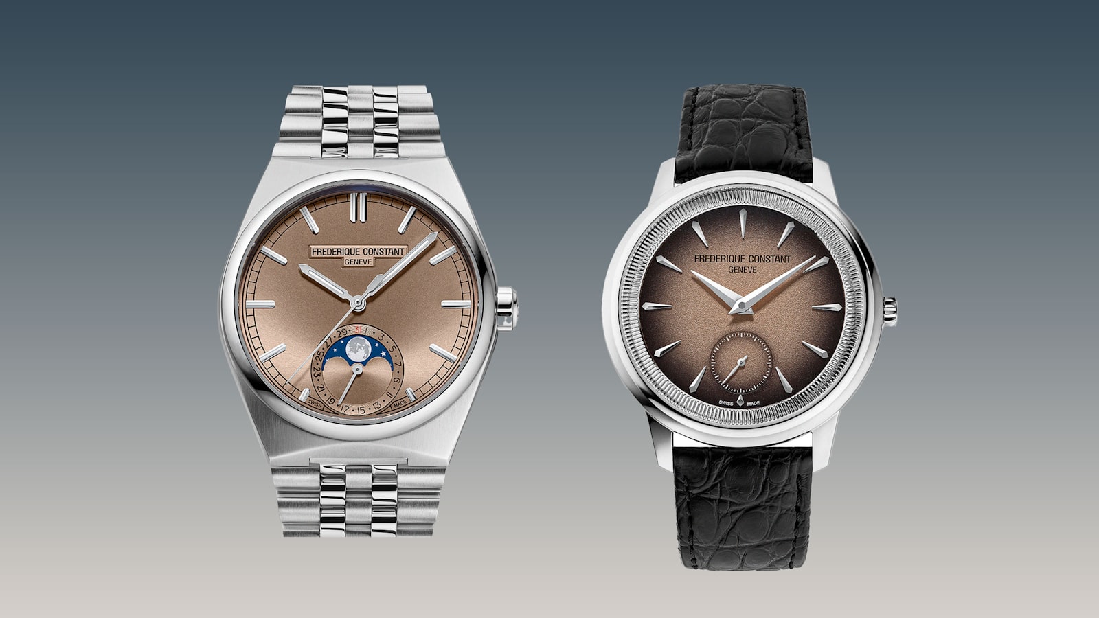 Frederique Constant представляет Highlife Moonphase Date и Classics Moneta Handwinding
