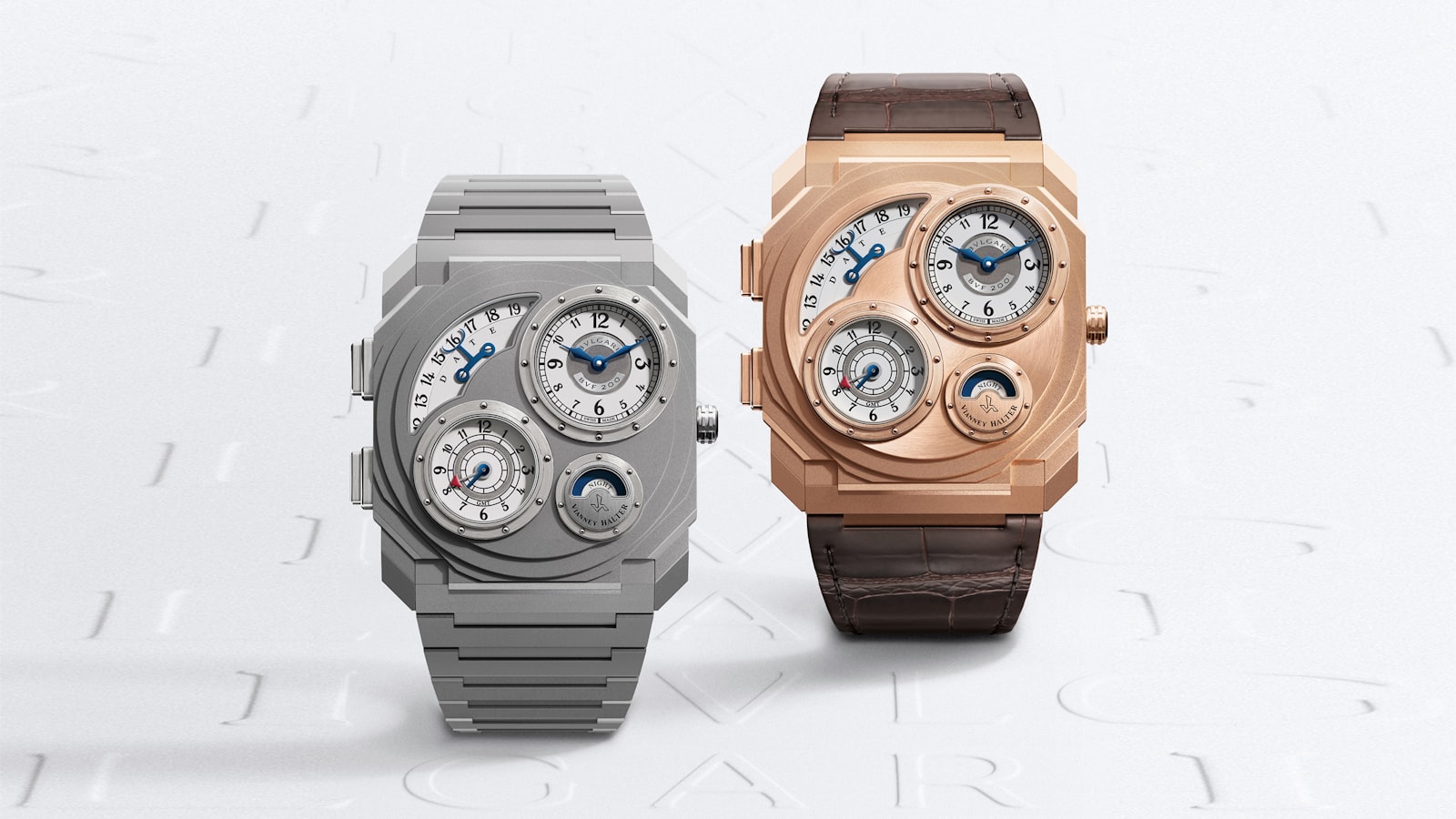 Bulgari Octo Finissimo Dual Time x Vianney Halter и лимитка Dazzle