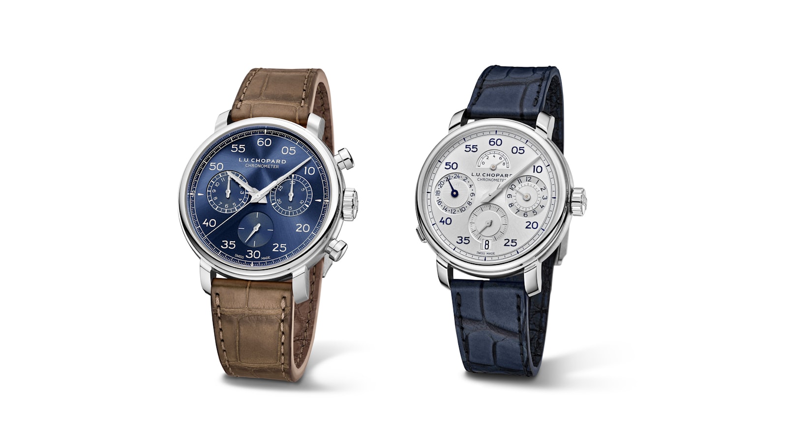 Chopard представляет лимитированные L.U.C. 1963 Heritage Regulator и L.U.C. 1963 Heritage Chronograph