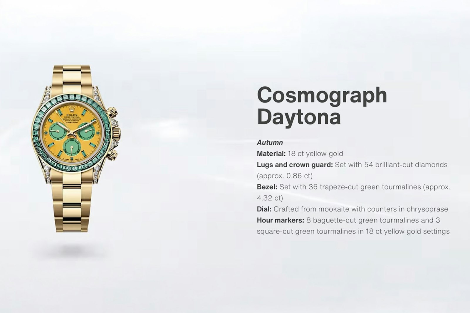 Rolex Cosmograph Daytona, Everose, бирюза и рубины