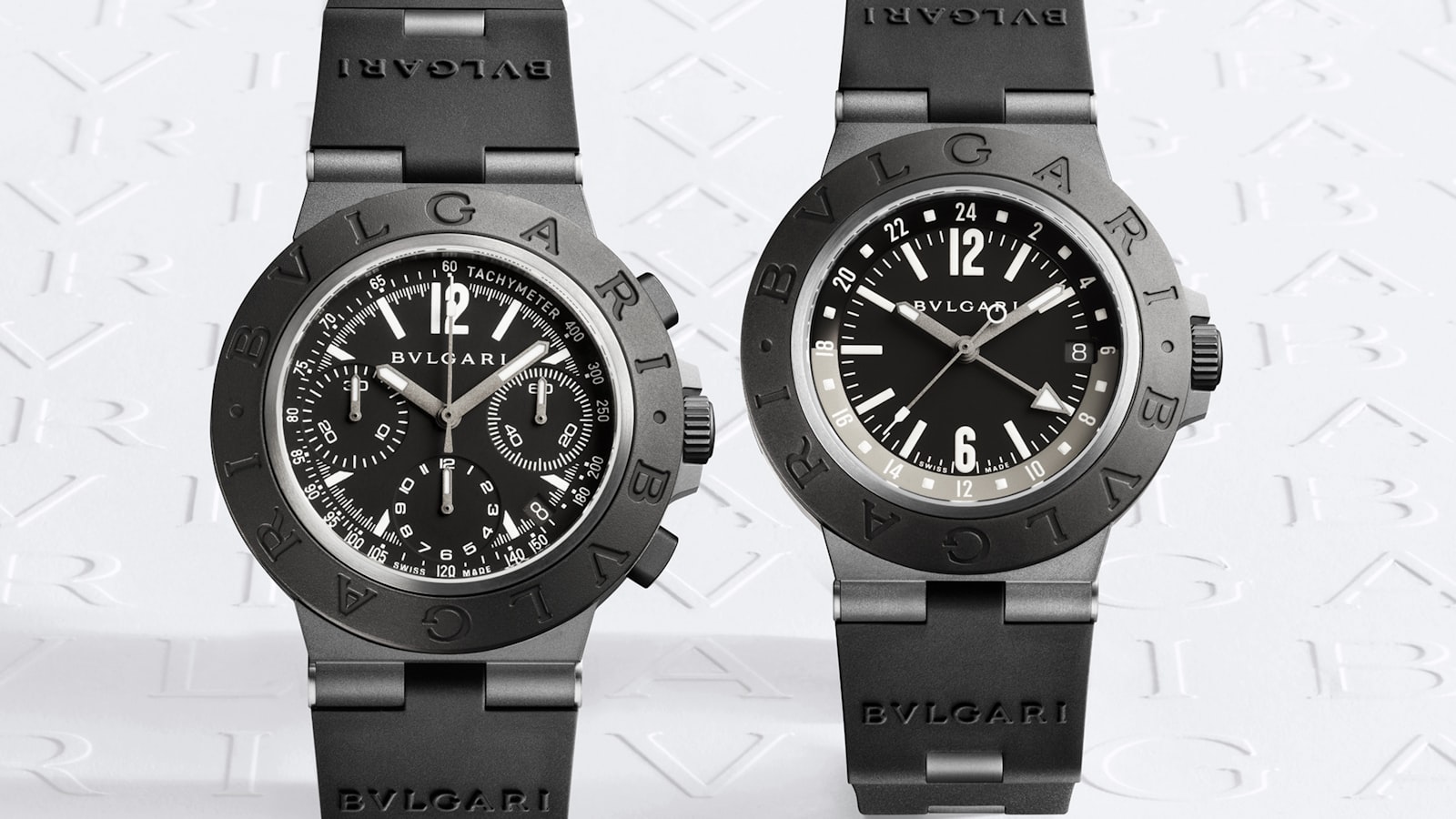 Bulgari Titanio Chronograph и GMT: титановые версии в линейке Diagono