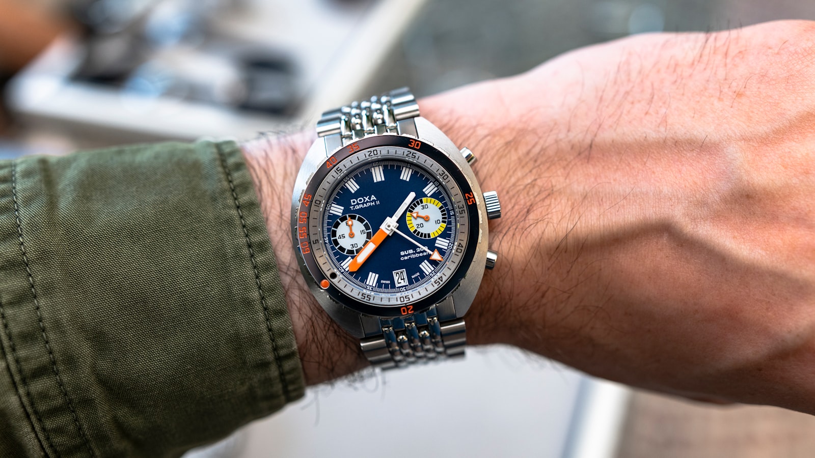 Doxa Sub 200 T.Graph II: дайвер-хронограф без лимитки