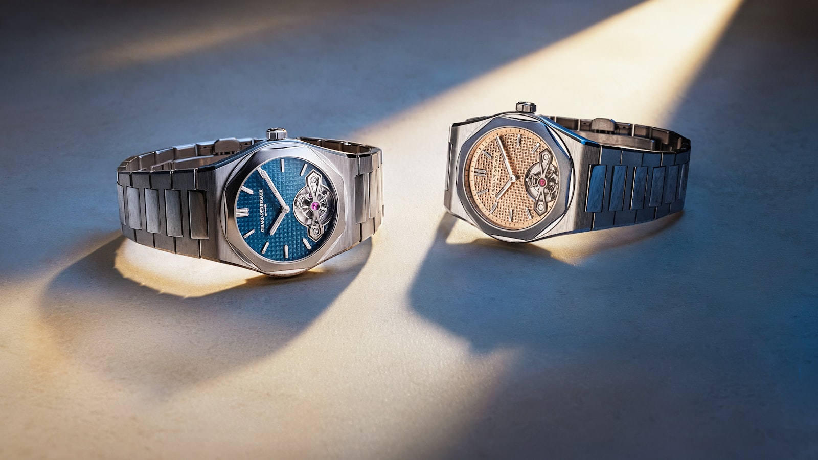Girard-Perregaux Laureato Fifty Tourbillon Micro-Rotor 39 мм, стальной корпус и браслет